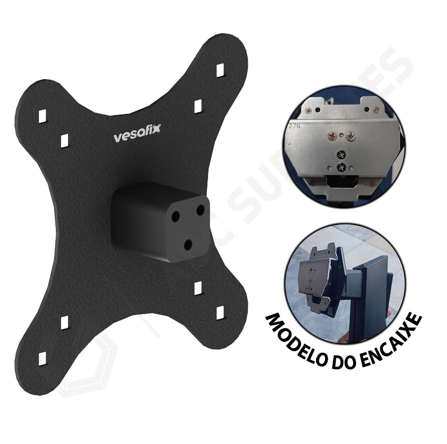 Adaptador Vesa Monitor HUSKY BLIZZARD 27 Polegadas HGMT006 Sem Furação Vesa