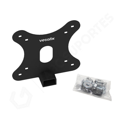 Adaptador Vesa para Monitor Sem Furação Vesa - PRIMETEK 24H2G 27H2G ACER QG240Y REDRAGON GM27H2G