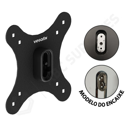 Suporte Adaptador Vesa para Monitor Sem Furação Vesa - MTEK M24C144 MSI G27C G27C2