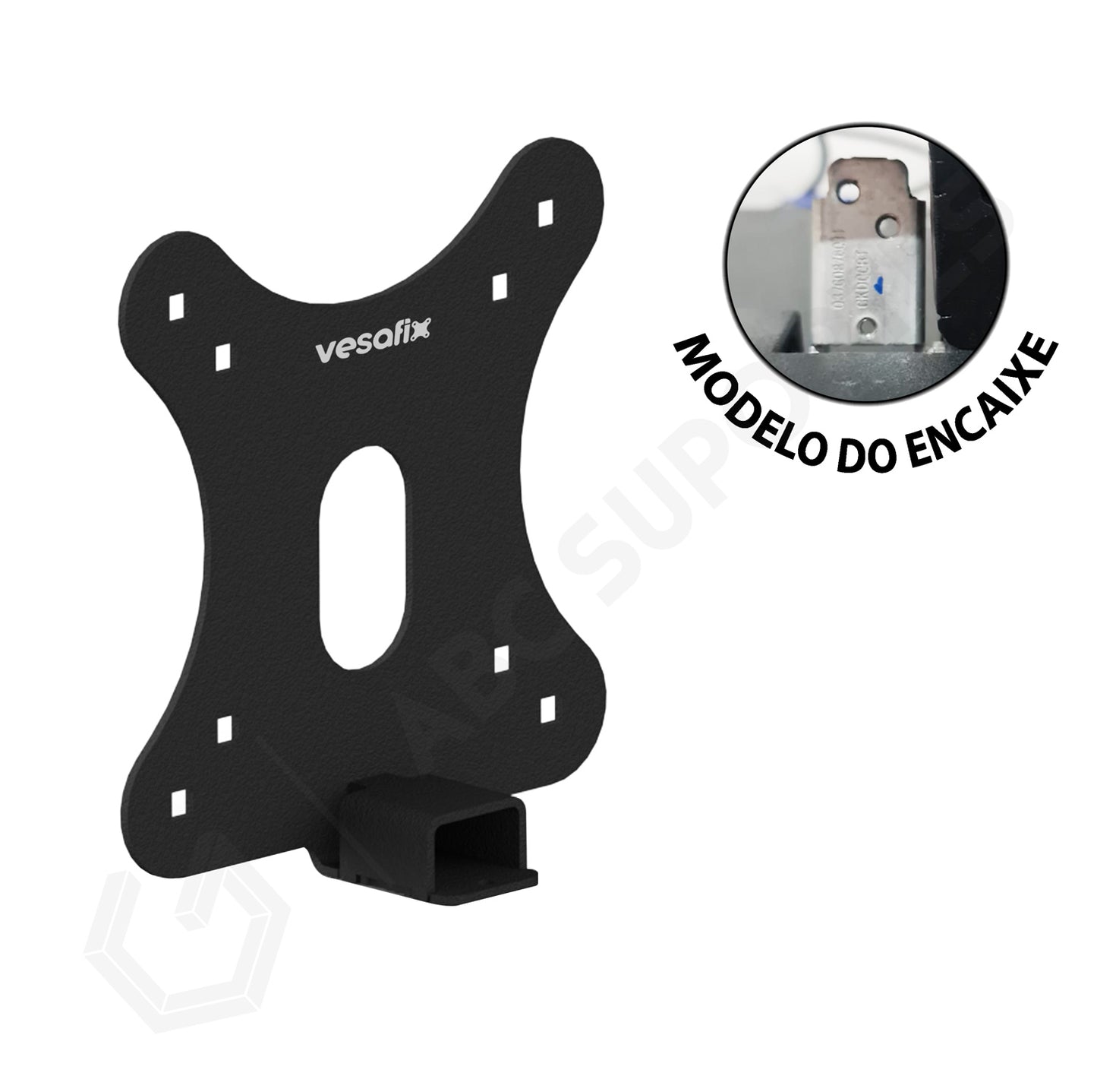 Adaptador Vesa Monitor AOC 22B1H Sem Furação Vesa
