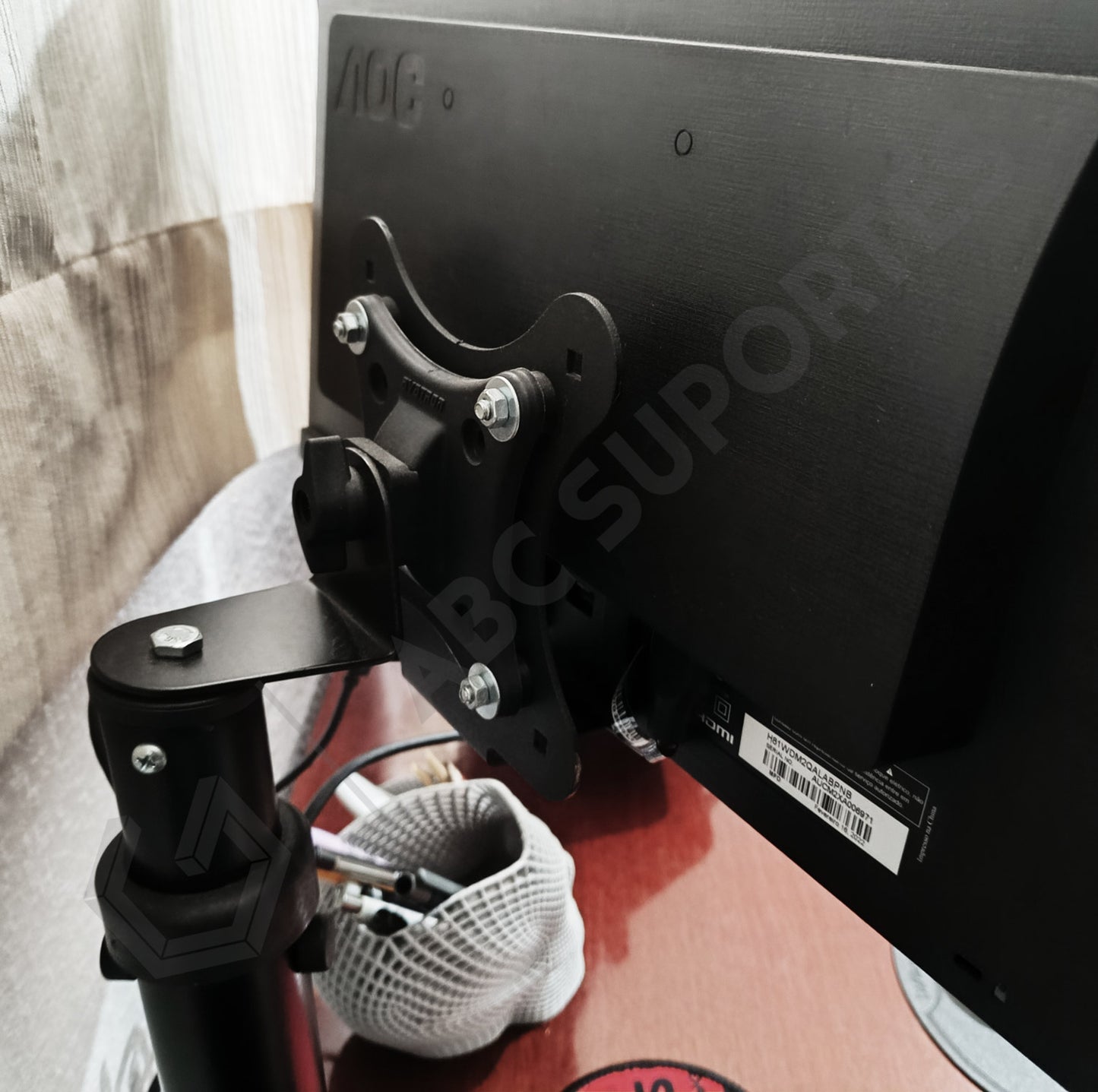 Suporte Adaptador Vesa para Monitor AOC Série 70 sem Furação Vesa - E970Swnl E2070Swnl